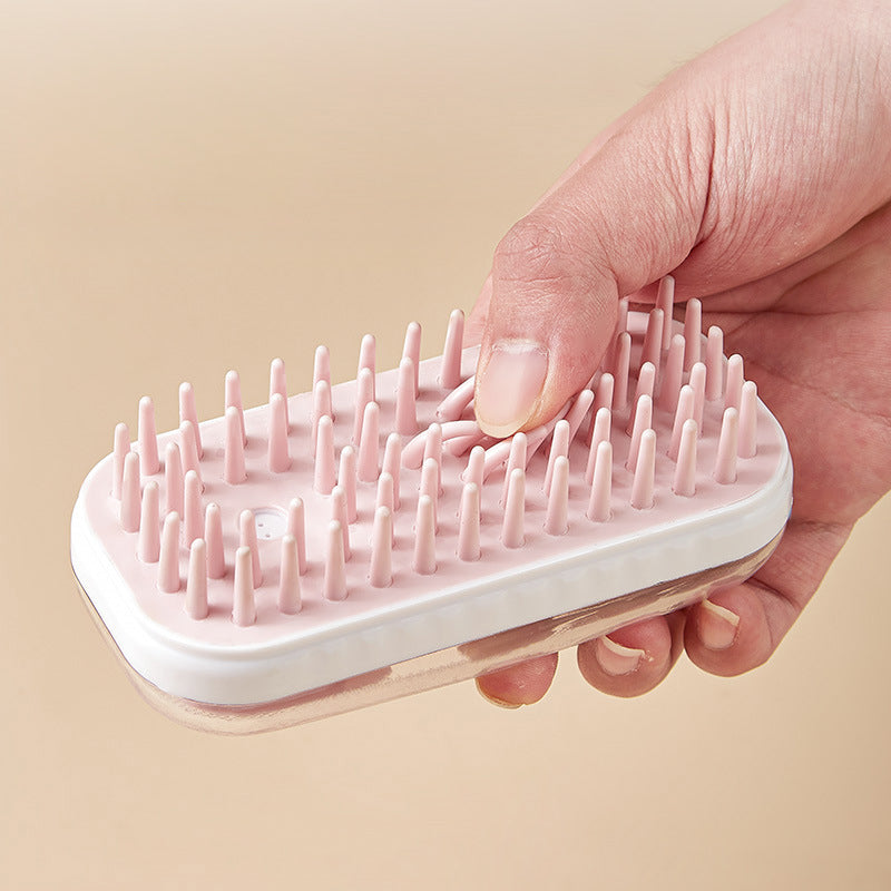 Silicone Pet Bath Brush Massage Cleaning Foam Tool