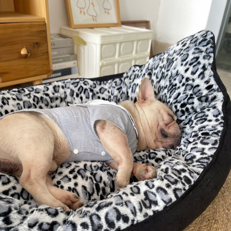Plush Pet Sofa Thickened Soft Round Bed Mat