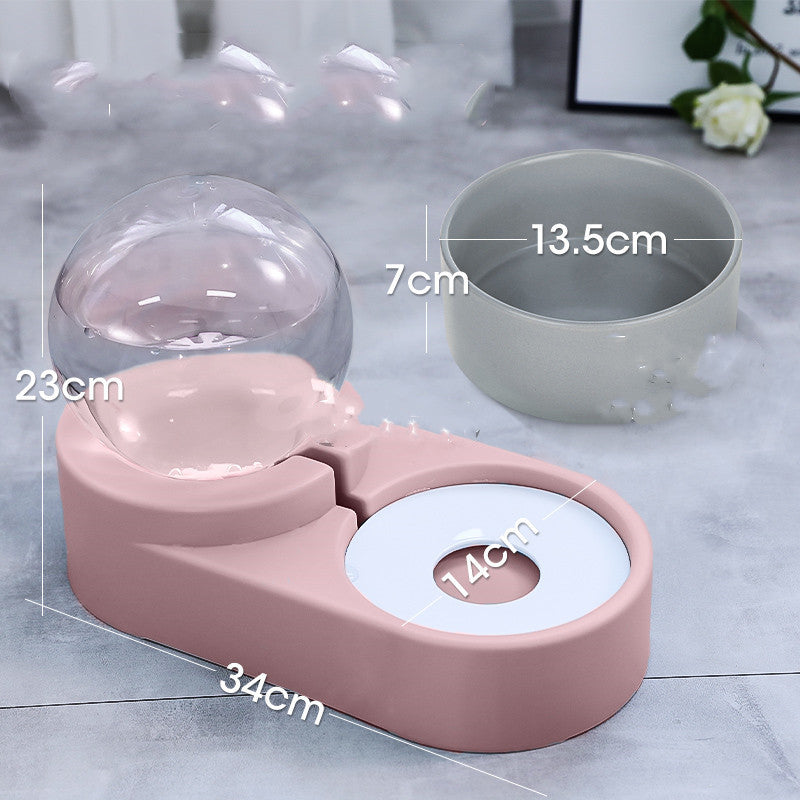 Automatic Pet Feeder And Water Bowl 1.8L Capacity