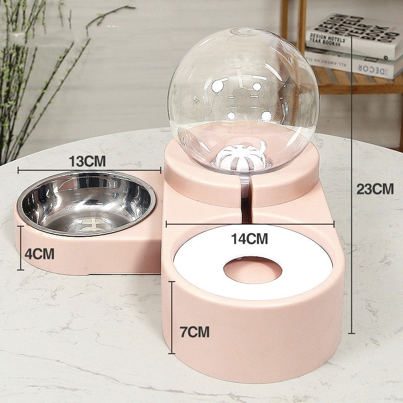 Automatic Pet Feeder And Water Bowl 1.8L Capacity