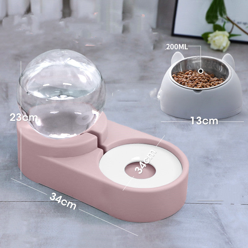 Automatic Pet Feeder And Water Bowl 1.8L Capacity