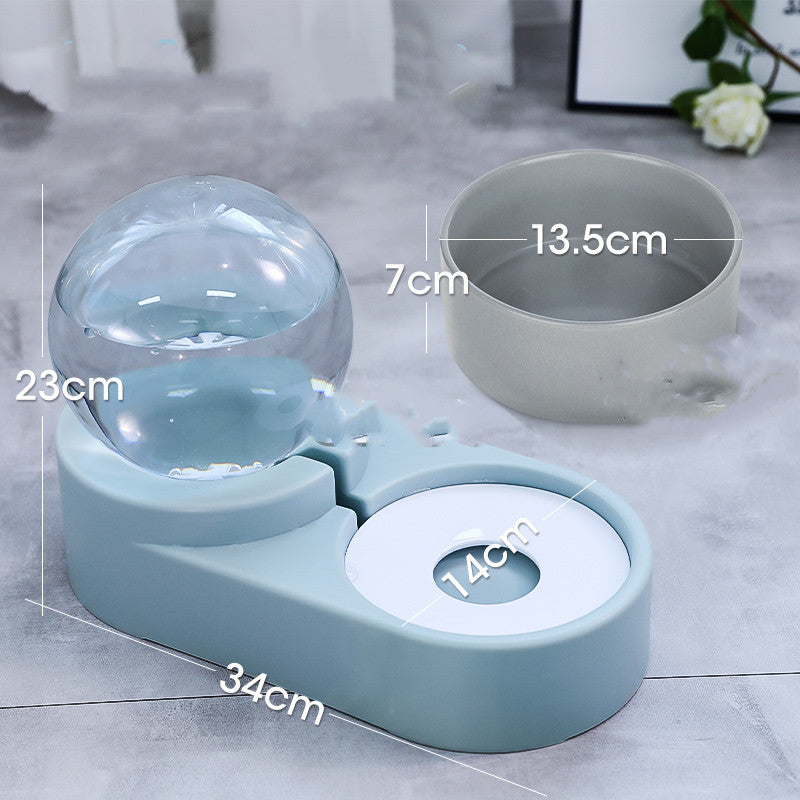 Automatic Pet Feeder And Water Bowl 1.8L Capacity