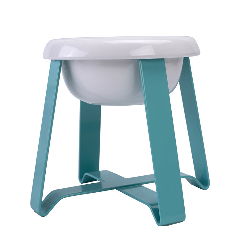 Anti Slip Pet Feeding Bowl With Iron Stand 2 In 1 Pet Feeder