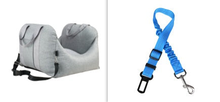 Pet Waterproof Car Seat Carrier Basket Breathable Travel Bed