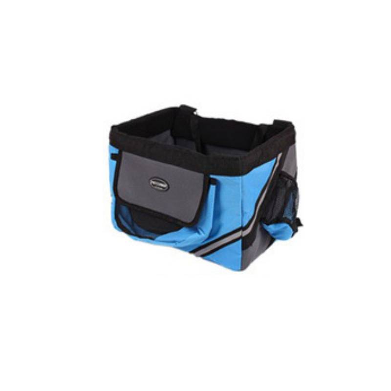 Pet Bicycle Front Basket Removable Carrier Bag