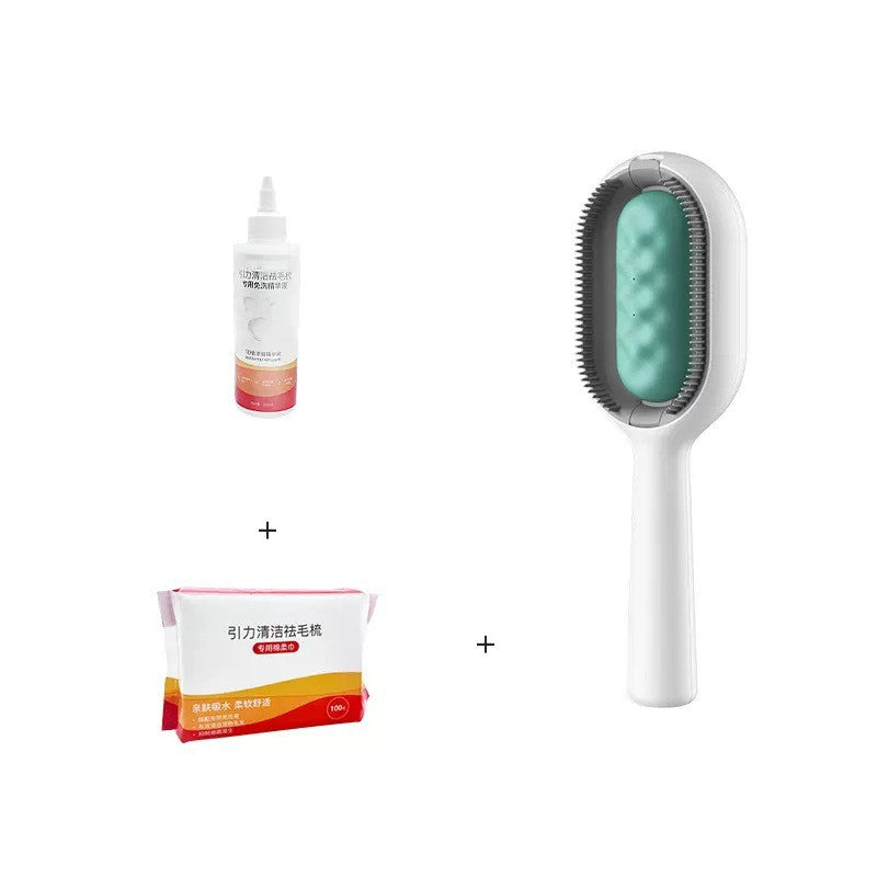 Pet Dematting Grooming Brush Hair Removal Comb With Tank