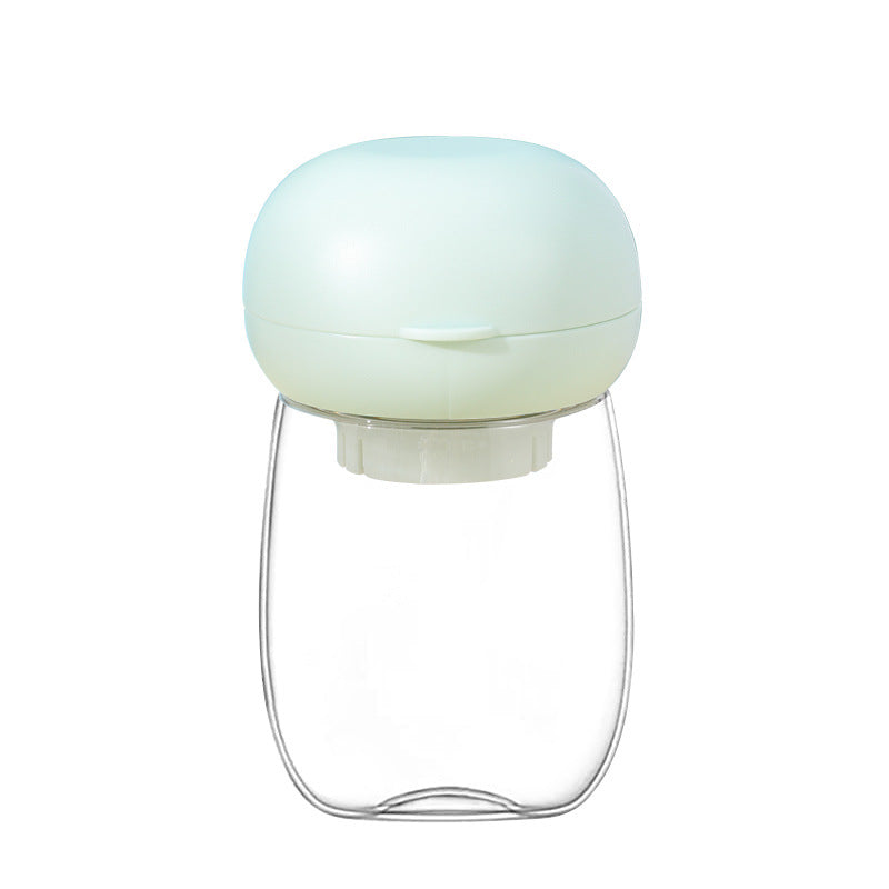 Portable Pet Water Bottle With Feeding Bowl And Lanyard