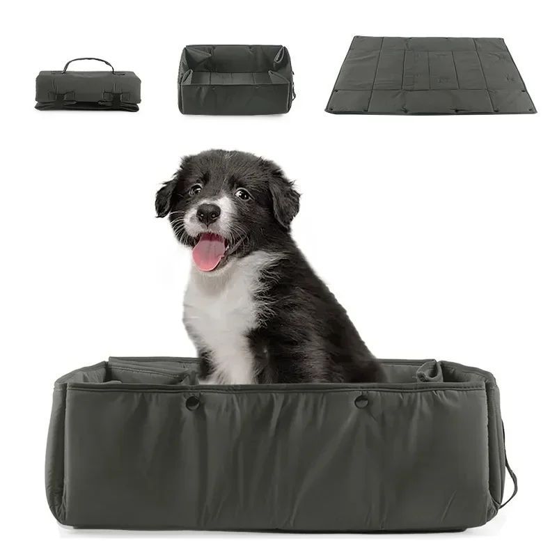 Portable Pet Travel Bed 3 In 1 Carrier Mat Cushion Kennel