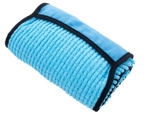 Pet Solid Color Bath Towel Water Absorbent Cleaning Cloth