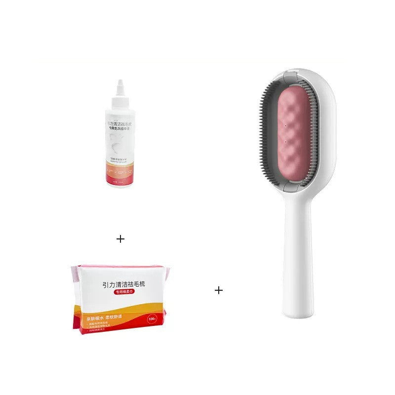 Pet Dematting Grooming Brush Hair Removal Comb With Tank
