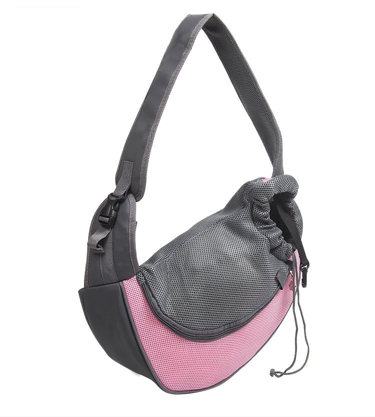 Pet Mesh Oxford Shoulder Carrier Travel Bag Sling Tote