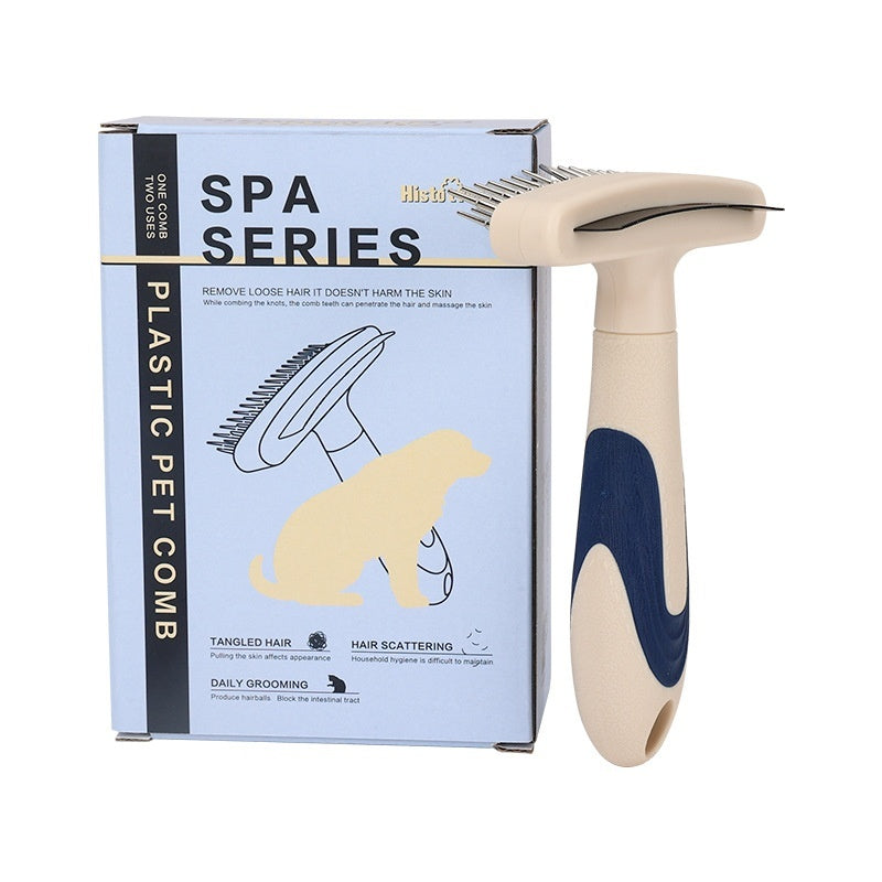 Pet Hair Removal Detangling Grooming Brush