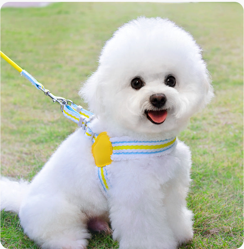 Breathable Pet Chest Vest Leash Comfortable Walking Harness