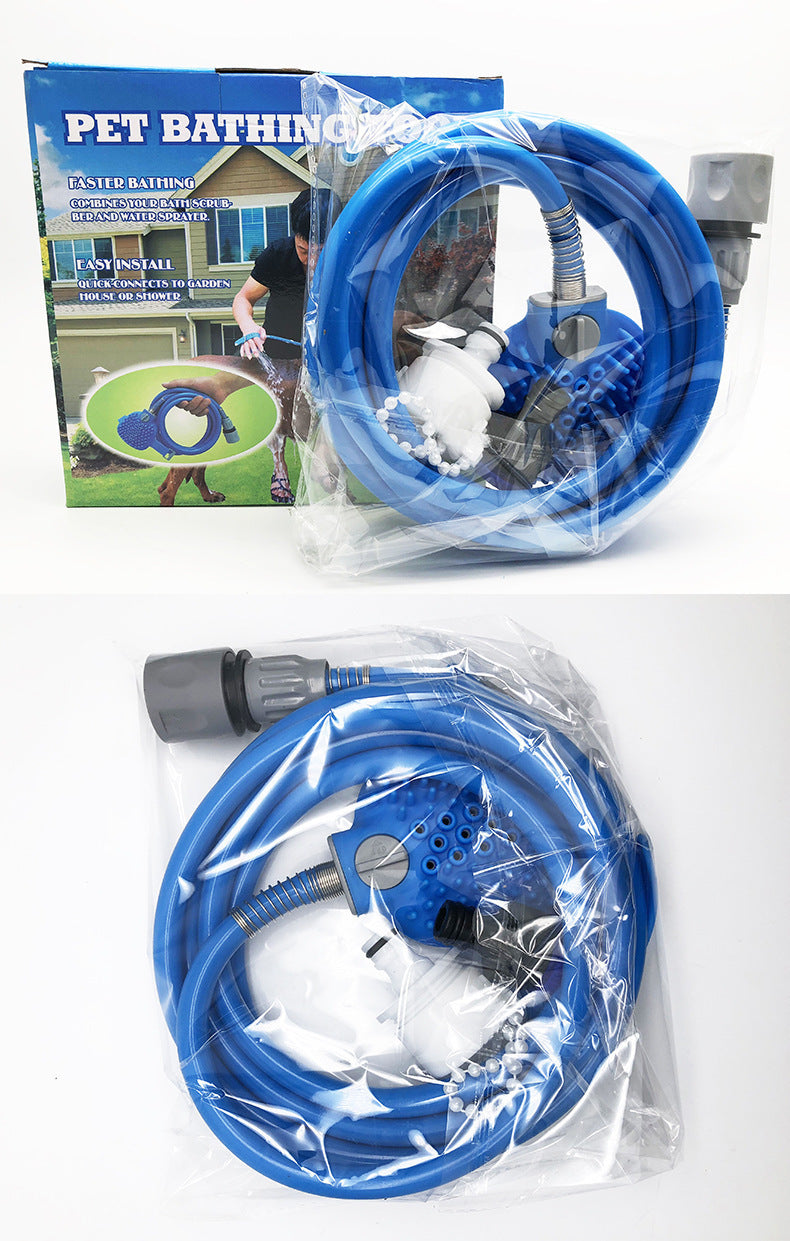 Pet Bathing Gloves Silicone Shower Massage Brush Tool
