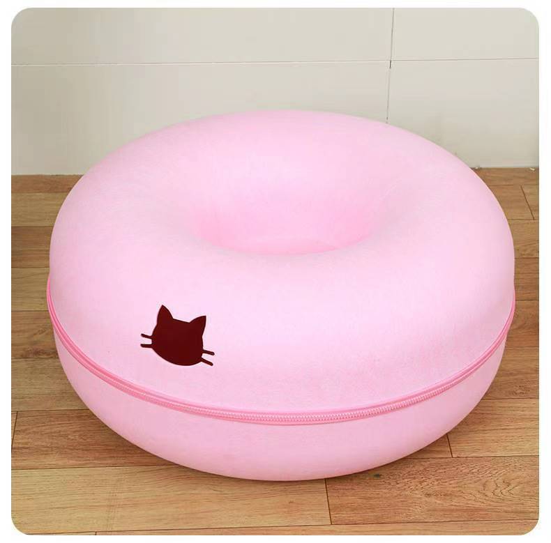 Comfortable Round Pet Tunnel Bed Nest
