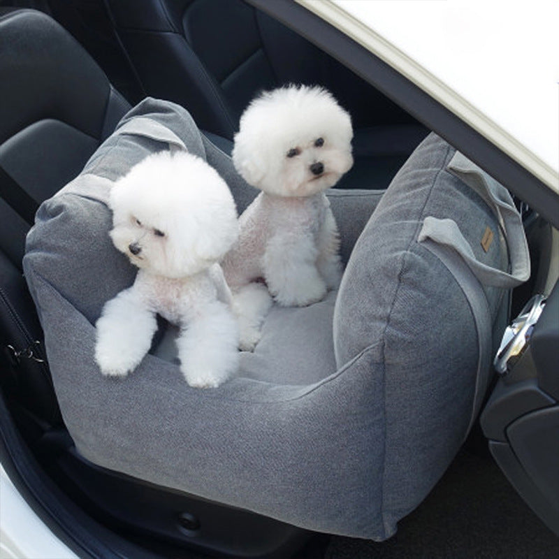 Pet Waterproof Car Seat Carrier Basket Breathable Travel Bed