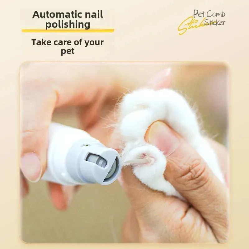 Rechargeable Pet Nail Trimmer And Grooming Comb Tool