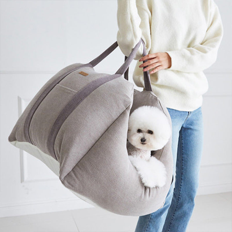Pet Waterproof Car Seat Carrier Basket Breathable Travel Bed