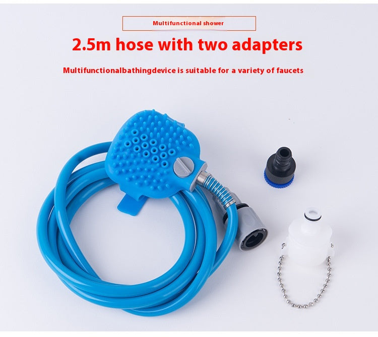 Pet Bathing Gloves Silicone Shower Massage Brush Tool