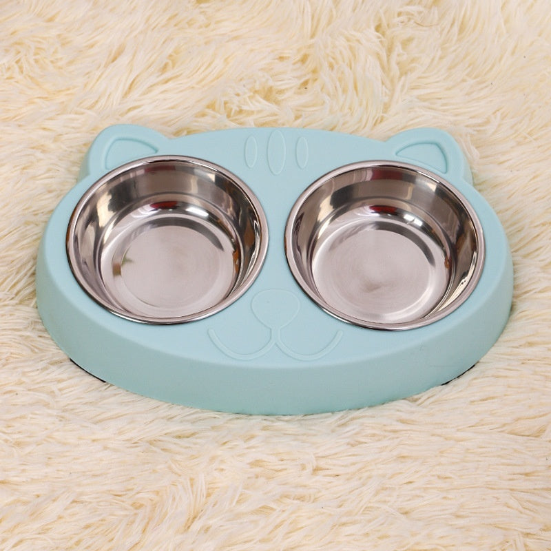 Pet Feeding Water Rice Bowl Basin