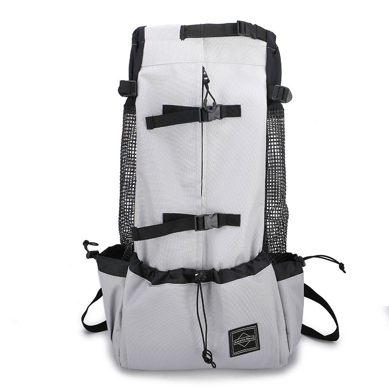 Pet Double Shoulder Backpack Carrier Travel Bag