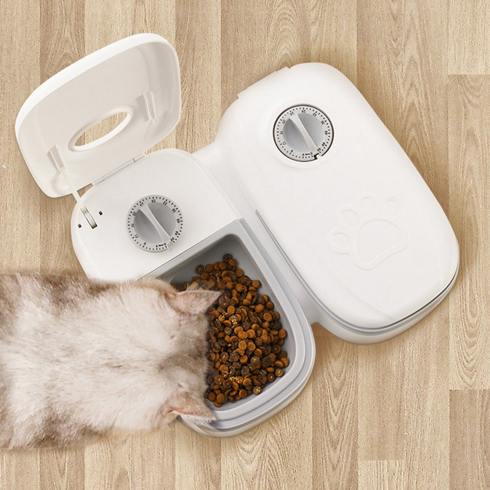 Smart Automatic Pet Feeder Timer Stainless Steel Food Dispenser