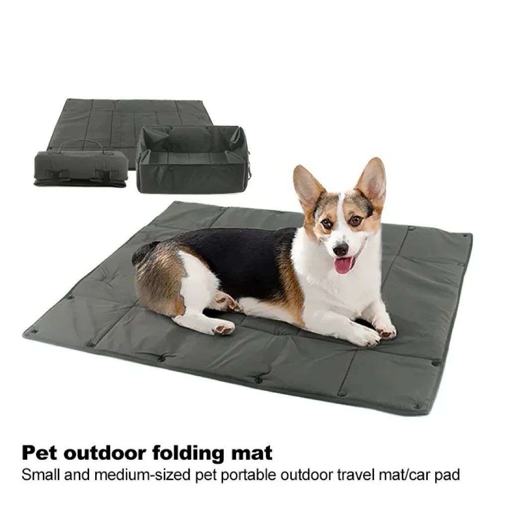 Portable Pet Travel Bed 3 In 1 Carrier Mat Cushion Kennel