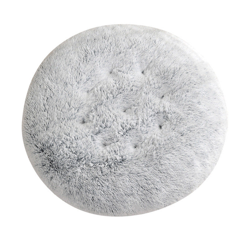 Round Pet Mat Plush Warm Sleep Bed House