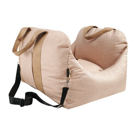 Pet Waterproof Car Seat Carrier Basket Breathable Travel Bed