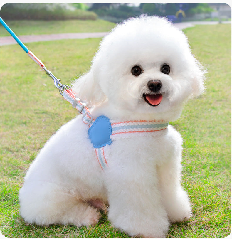 Breathable Pet Chest Vest Leash Comfortable Walking Harness
