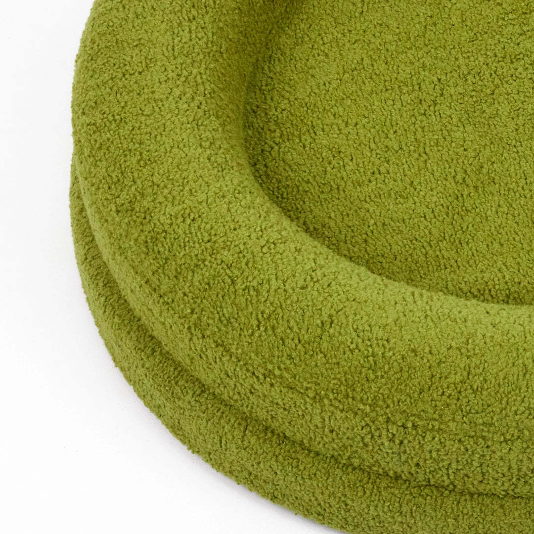Solid Color Leisure Round Pet Bed Nest Indoor