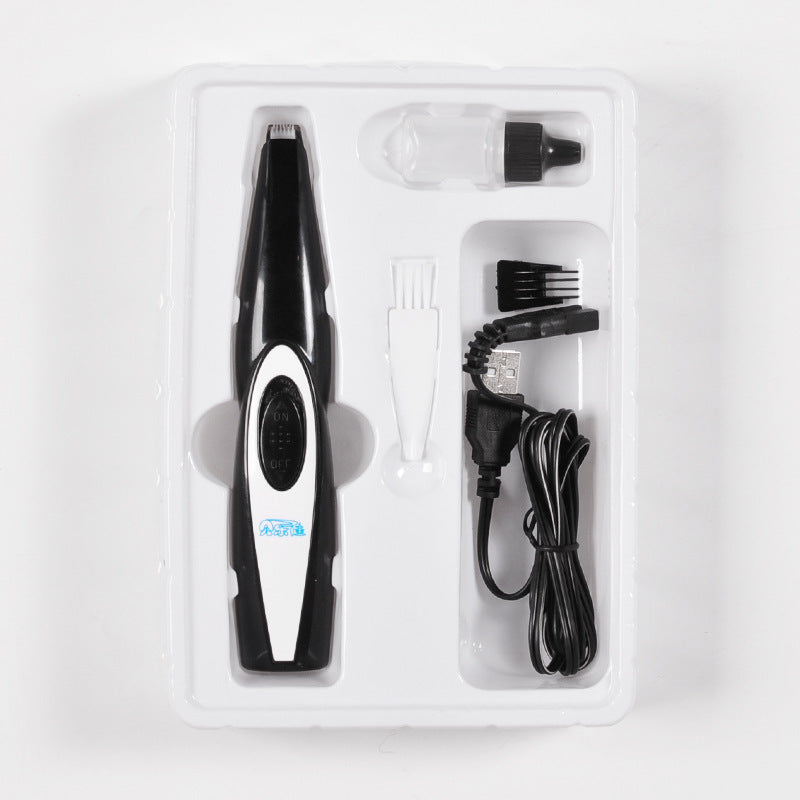 Pet Nail Hair Trimmer Grinder USB Rechargeable Grooming Tool