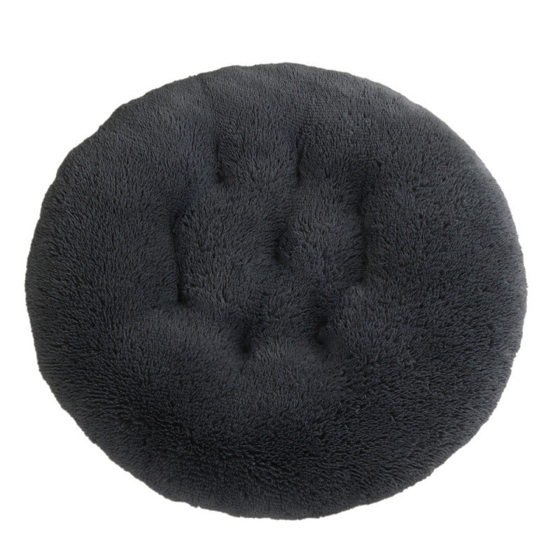 Round Pet Mat Plush Warm Sleep Bed House