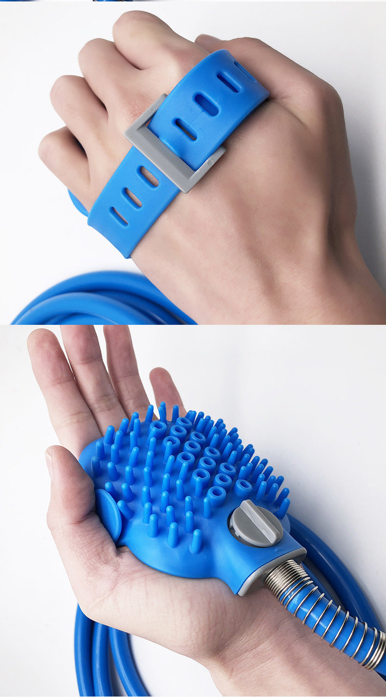 Pet Bathing Gloves Silicone Shower Massage Brush Tool