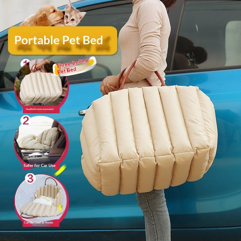 Portable Pet Car Travel Carrier Breathable Safety Bag