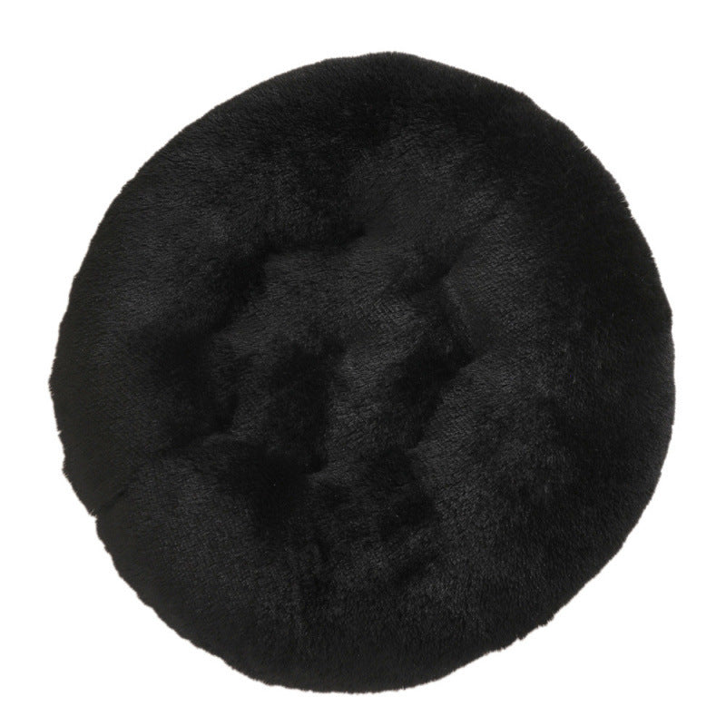 Round Pet Mat Plush Warm Sleep Bed House