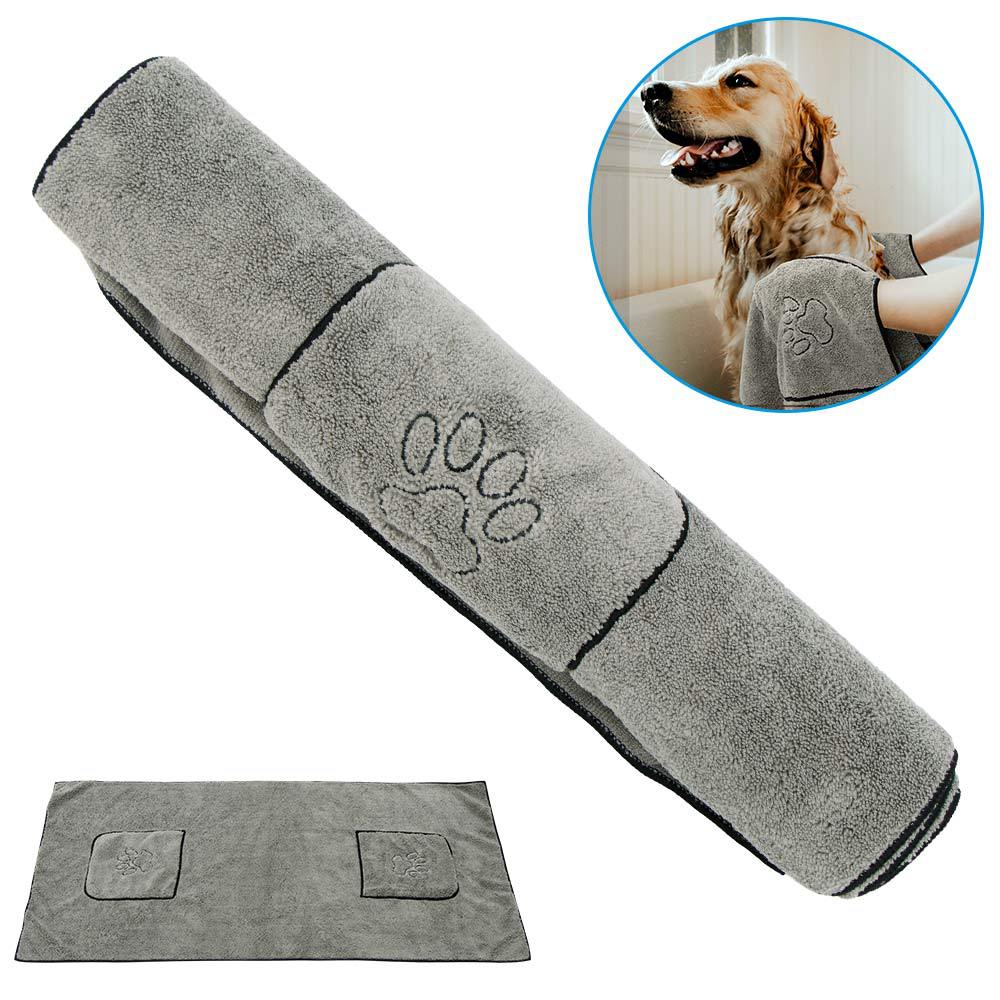 Pet Super Absorbent Bathrobe Large Bath Towel
