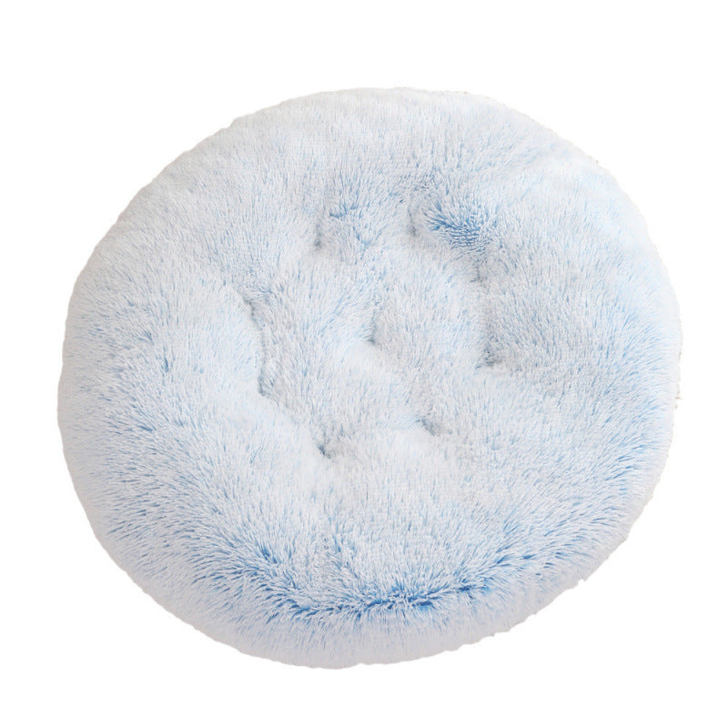 Round Pet Mat Plush Warm Sleep Bed House