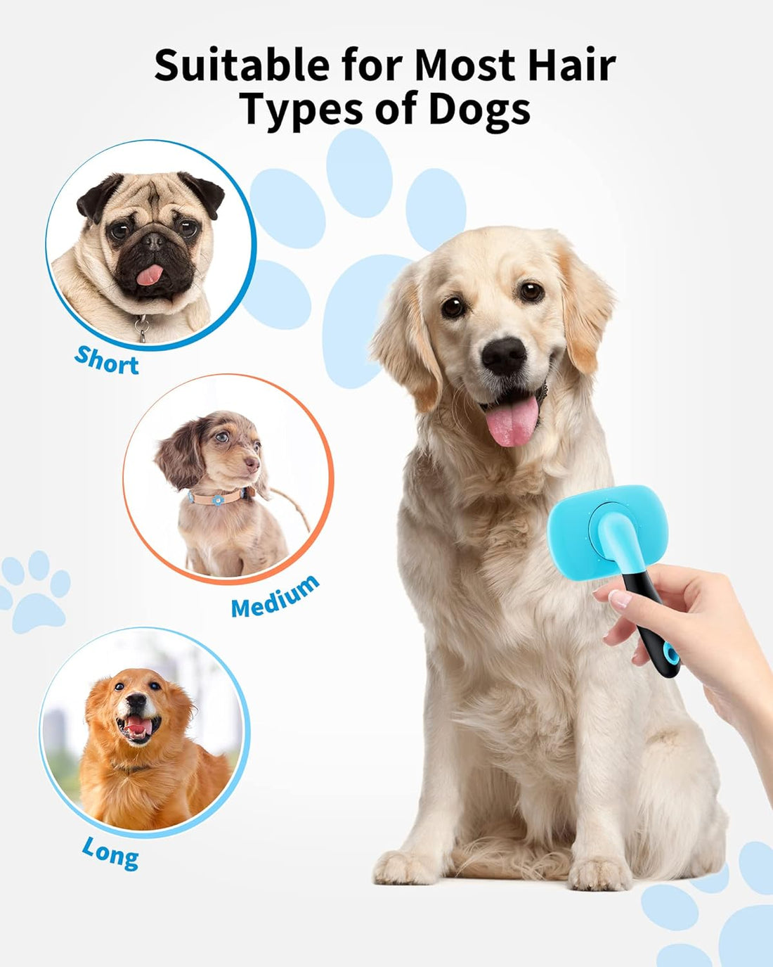 Pet Shedding Grooming Brush Hair Removal Tool