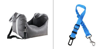 Pet Waterproof Car Seat Carrier Basket Breathable Travel Bed