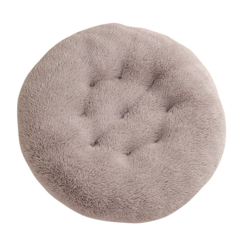 Round Pet Mat Plush Warm Sleep Bed House