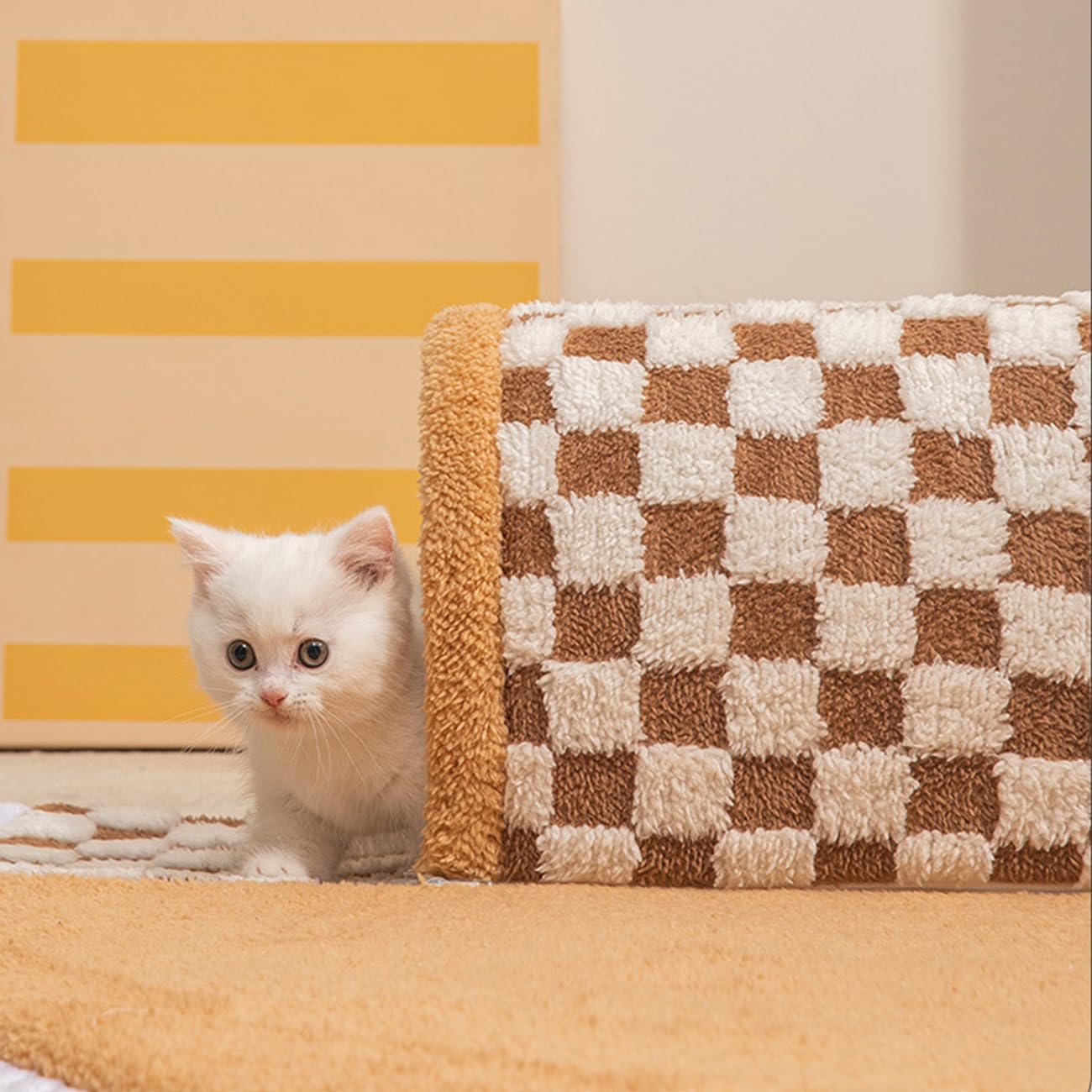 2 In 1 Plush Pet Bed Tunnel Soft Cozy Fun Nest