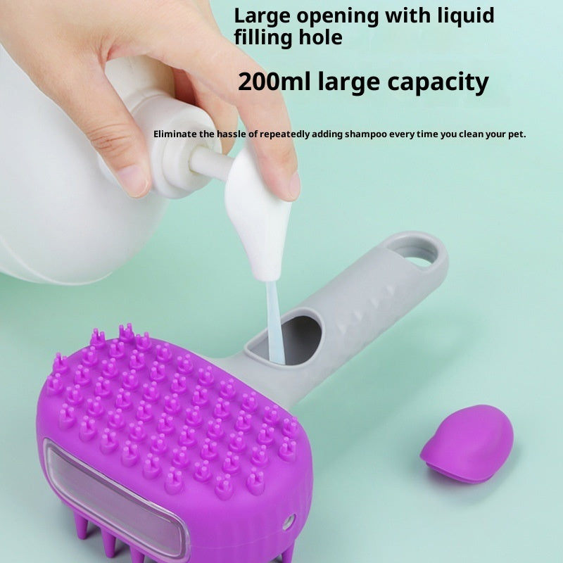 Pet Shower Brush Bath Float Hair Cleaning Tool