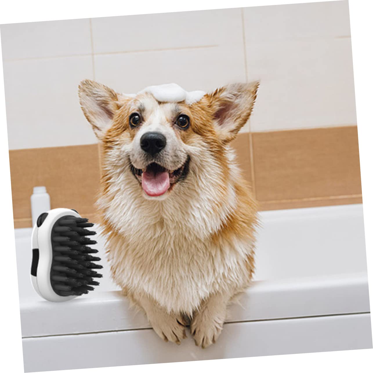 Pet Bath Grooming Glove Hair Removal Cleaning Brush Tool