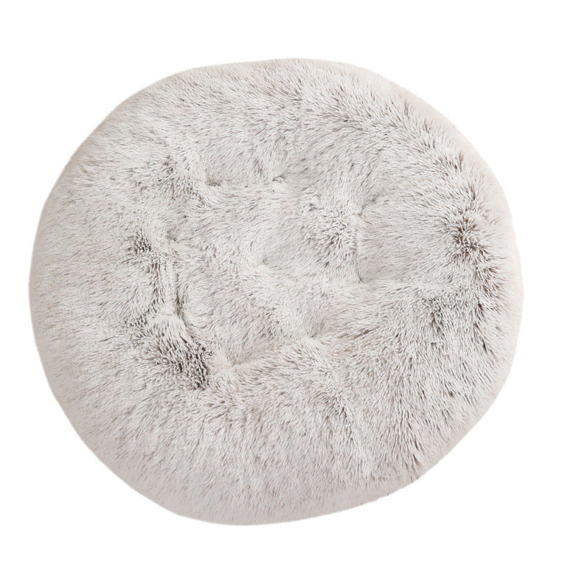 Round Pet Mat Plush Warm Sleep Bed House