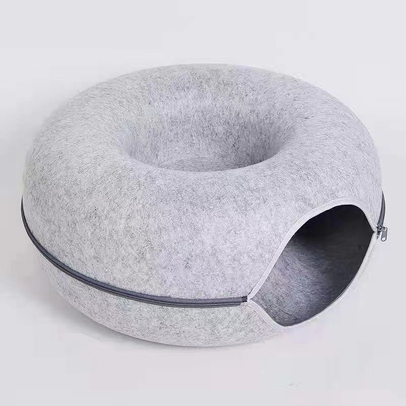 Comfortable Round Pet Tunnel Bed Nest