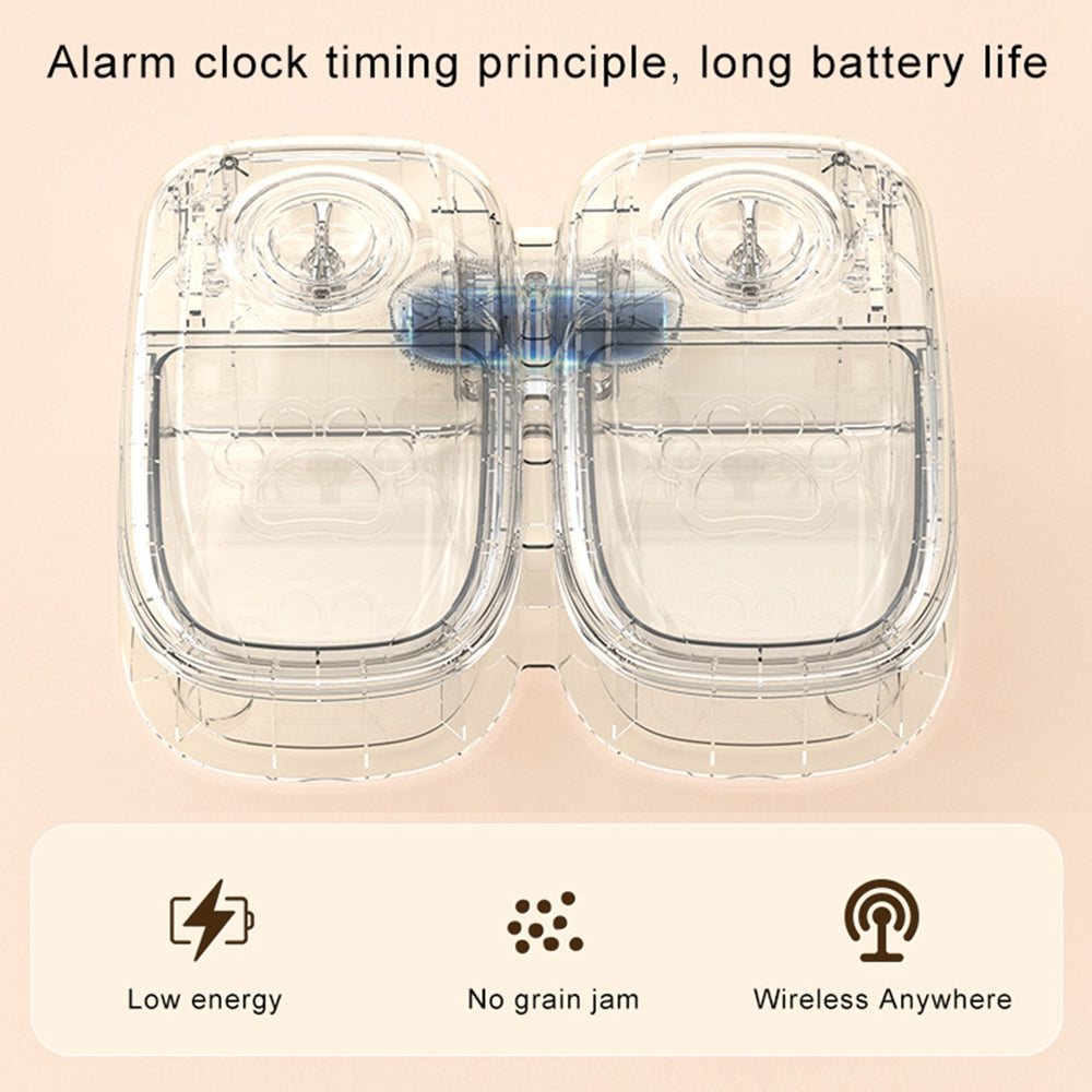 Smart Automatic Pet Feeder Timer Stainless Steel Food Dispenser